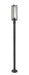 Z-Lite Canada - One Light Outdoor Post Mounted Fixture - Aura - Black- Union Lighting Luminaires Decor