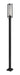 Z-Lite Canada - One Light Outdoor Post Mounted Fixture - Aura - Black- Union Lighting Luminaires Decor