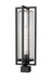 Z-Lite Canada - One Light Outdoor Post Mount Fixture - Aura - Black- Union Lighting Luminaires Decor