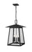 Z-Lite Canada - Five Light Outdoor Chain Mount Ceiling Fixture - Rainer - Black- Union Lighting Luminaires Decor