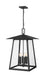 Z-Lite Canada - Six Light Outdoor Chain Mount Ceiling Fixture - Rainer - Black- Union Lighting Luminaires Decor