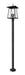 Z-Lite Canada - Four Light Outdoor Post Mounted Fixture - Rainer - Black- Union Lighting Luminaires Decor