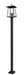 Z-Lite Canada - Four Light Outdoor Post Mounted Fixture - Rainer - Black- Union Lighting Luminaires Decor