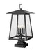 Z-Lite Canada - Four Light Outdoor Pier Mounted Fixture - Rainer - Black- Union Lighting Luminaires Decor