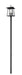 Z-Lite Canada - Five Light Outdoor Post Mounted Fixture - Rainer - Black- Union Lighting Luminaires Decor