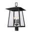 Z-Lite Canada - Five Light Outdoor Post Mount Fixture - Rainer - Black- Union Lighting Luminaires Decor