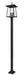 Z-Lite Canada - Five Light Outdoor Post Mounted Fixture - Rainer - Black- Union Lighting Luminaires Decor