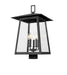 Z-Lite Canada - Five Light Outdoor Post Mount Fixture - Rainer - Black- Union Lighting Luminaires Decor