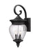 Z-Lite Canada - Four Light Outdoor Wall Light - Davina - Black- Union Lighting Luminaires Decor