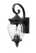 Z-Lite Canada - Three Light Outdoor Wall Light - Davina - Black- Union Lighting Luminaires Decor