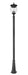 Z-Lite Canada - Four Light Outdoor Post Mounted Fixture - Davina - Black- Union Lighting Luminaires Decor