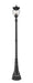 Z-Lite Canada - Four Light Outdoor Post Mounted Fixture - Davina - Black- Union Lighting Luminaires Decor