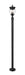 Z-Lite Canada - Three Light Outdoor Post Mounted Fixture - Davina - Black- Union Lighting Luminaires Decor