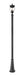 Z-Lite Canada - Three Light Outdoor Post Mounted Fixture - Davina - Black- Union Lighting Luminaires Decor