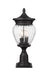 Z-Lite Canada - Three Light Outdoor Pier Mounted Fixture - Davina - Black- Union Lighting Luminaires Decor