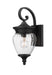 Z-Lite Canada - One Light Outdoor Wall Light - Davina - Black- Union Lighting Luminaires Decor