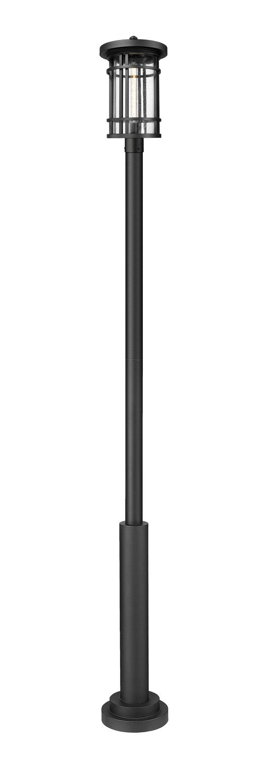 Z-Lite Canada - One Light Outdoor Post Mount Fixture - Jordan - Black- Union Lighting Luminaires Decor