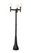 Z-Lite Canada - Three Light Outdoor Post Mount Fixture - Laurent - Black- Union Lighting Luminaires Decor