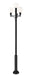 Z-Lite Canada - One Light Outdoor Post Mount Fixture - Laurent - Black- Union Lighting Luminaires Decor