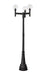 Z-Lite Canada - Three Light Outdoor Post Mount Fixture - Laurent - Black- Union Lighting Luminaires Decor