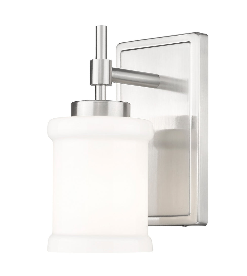 Z-Lite Canada - One Light Wall Sconce - Cadoc - Brushed Nickel- Union Lighting Luminaires Decor