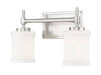 Z-Lite Canada - Two Light Vanity - Cadoc - Brushed Nickel- Union Lighting Luminaires Decor