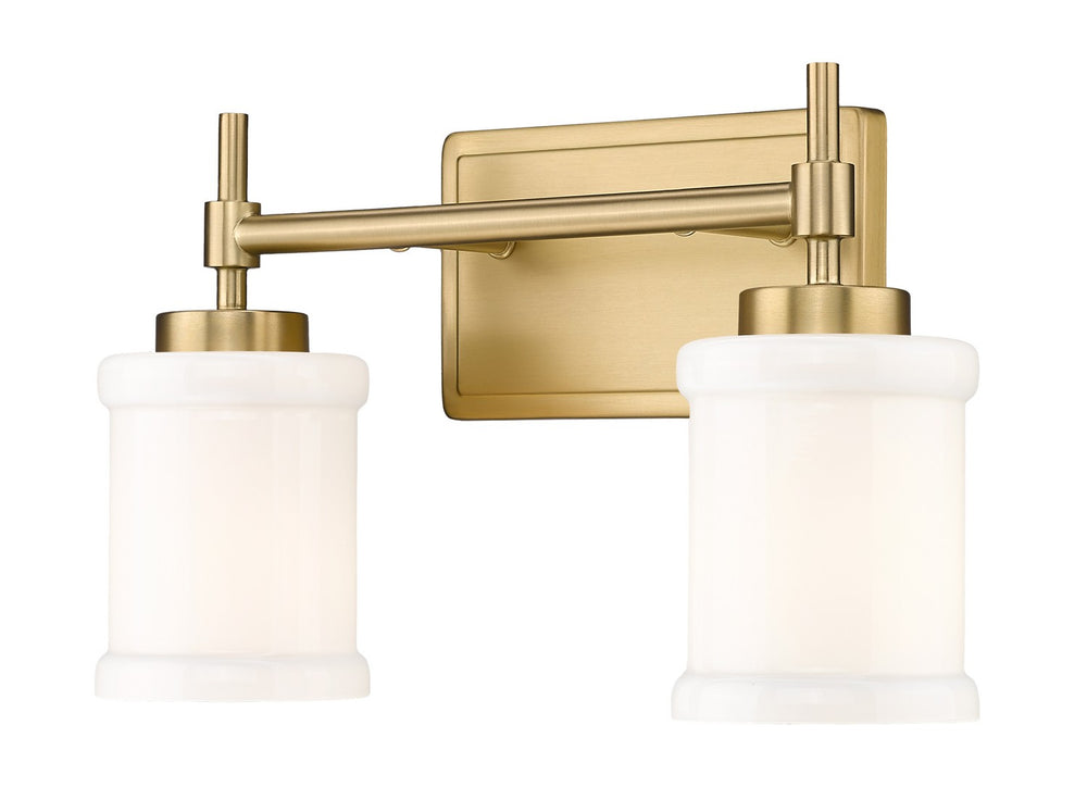 Z-Lite Canada - Two Light Vanity - Cadoc - Modern Gold- Union Lighting Luminaires Decor