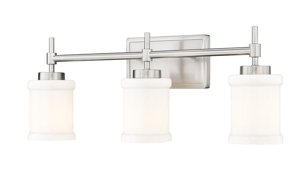 Z-Lite Canada - Three Light Vanity - Cadoc - Brushed Nickel- Union Lighting Luminaires Decor