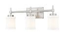 Z-Lite Canada - Three Light Vanity - Cadoc - Brushed Nickel- Union Lighting Luminaires Decor