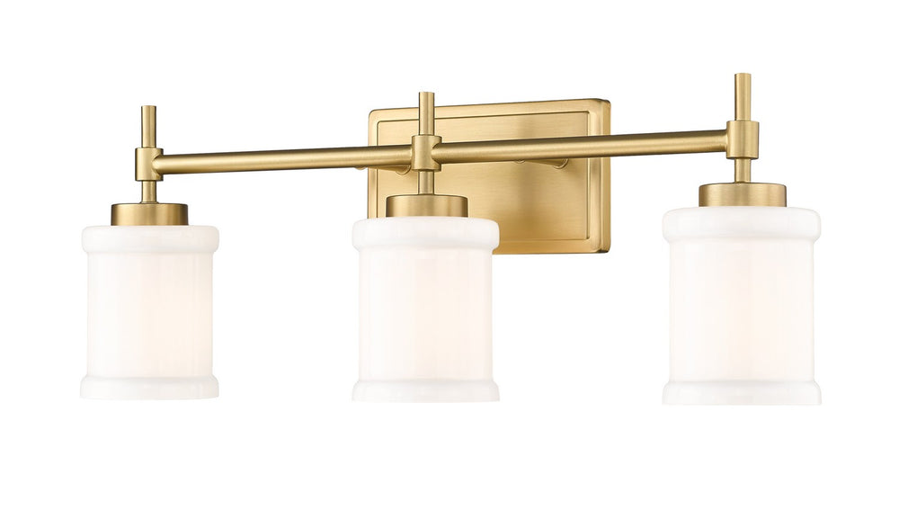 Z-Lite Canada - Three Light Vanity - Cadoc - Modern Gold- Union Lighting Luminaires Decor
