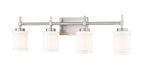 Z-Lite Canada - Four Light Vanity - Cadoc - Brushed Nickel- Union Lighting Luminaires Decor