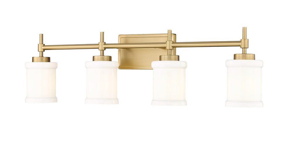 Z-Lite Canada - Four Light Vanity - Cadoc - Modern Gold- Union Lighting Luminaires Decor