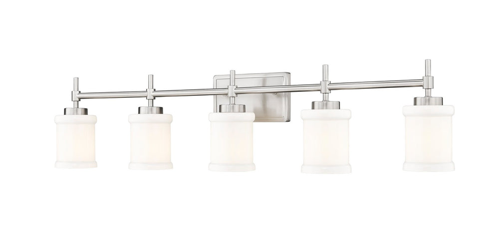 Z-Lite Canada - Five Light Vanity - Cadoc - Brushed Nickel- Union Lighting Luminaires Decor
