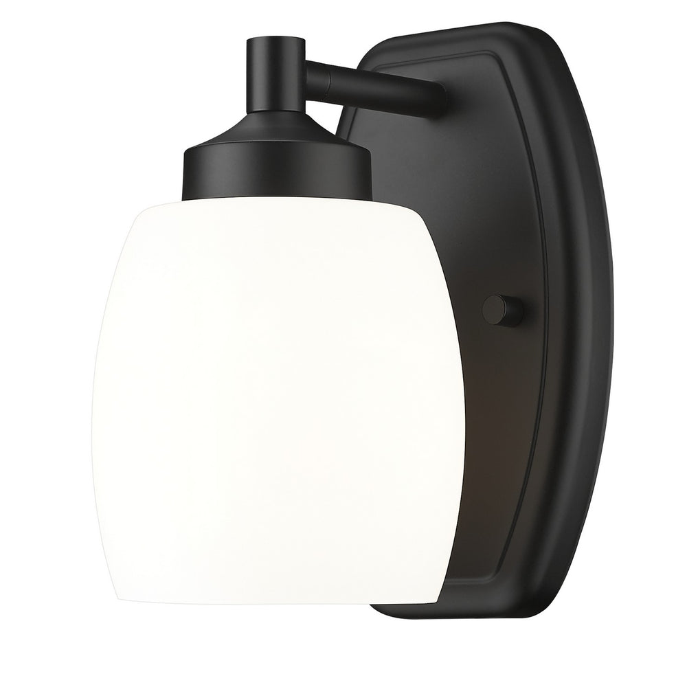 Z-Lite Canada - One Light Wall Sconce - Kendrick - Matte Black- Union Lighting Luminaires Decor