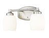 Z-Lite Canada - Two Light Vanity - Kendrick - Brushed Nickel- Union Lighting Luminaires Decor