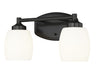 Z-Lite Canada - Two Light Vanity - Kendrick - Matte Black- Union Lighting Luminaires Decor