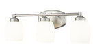 Z-Lite Canada - Three Light Vanity - Kendrick - Brushed Nickel- Union Lighting Luminaires Decor