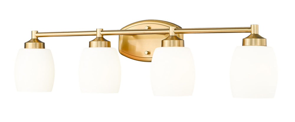 Z-Lite Canada - Four Light Vanity - Kendrick - Luxe Gold- Union Lighting Luminaires Decor