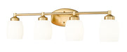 Z-Lite Canada - Four Light Vanity - Kendrick - Luxe Gold- Union Lighting Luminaires Decor