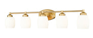 Z-Lite Canada - Five Light Vanity - Kendrick - Luxe Gold- Union Lighting Luminaires Decor