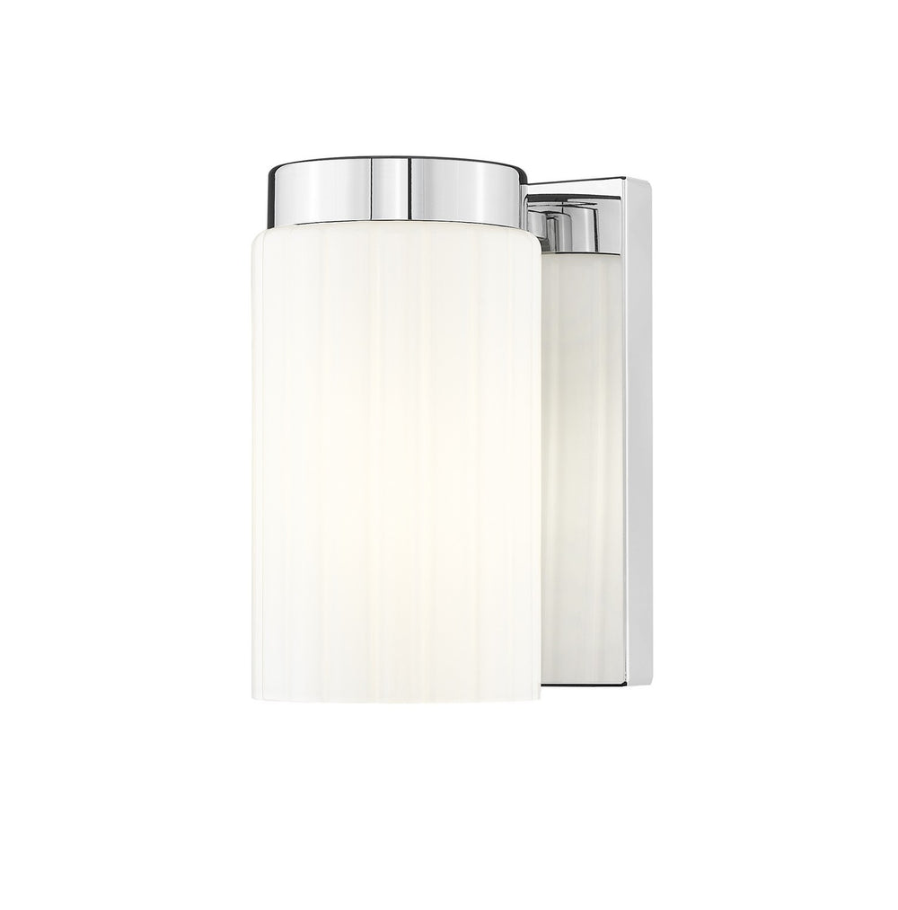 Z-Lite Canada - One Light Wall Sconce - Burk - Chrome- Union Lighting Luminaires Decor