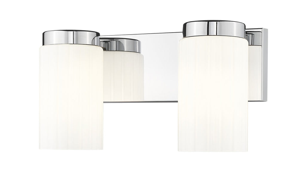 Z-Lite Canada - Two Light Vanity - Burk - Chrome- Union Lighting Luminaires Decor