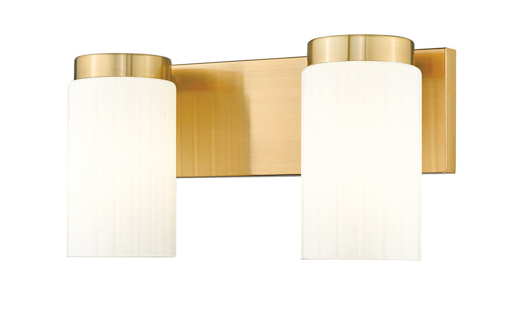 Z-Lite Canada - Two Light Vanity - Burk - Luxe Gold- Union Lighting Luminaires Decor