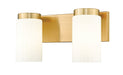 Z-Lite Canada - Two Light Vanity - Burk - Luxe Gold- Union Lighting Luminaires Decor