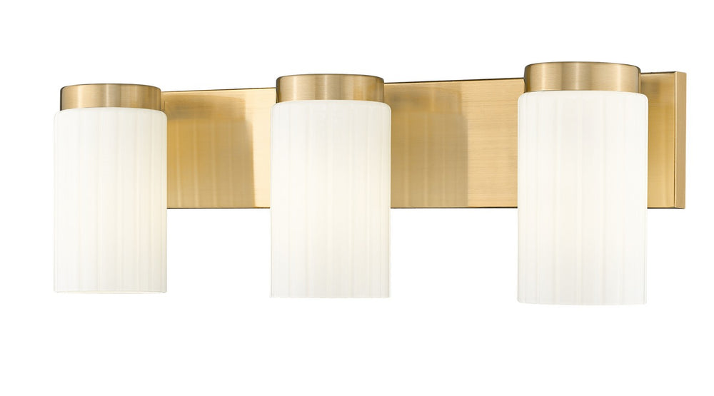 Z-Lite Canada - Three Light Vanity - Burk - Luxe Gold- Union Lighting Luminaires Decor