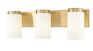 Z-Lite Canada - Three Light Vanity - Burk - Luxe Gold- Union Lighting Luminaires Decor