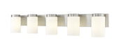 Z-Lite Canada - Five Light Vanity - Burk - Brushed Nickel- Union Lighting Luminaires Decor