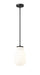 Z-Lite Canada - One Light Pendant - Newbury - Matte Black- Union Lighting Luminaires Decor