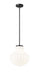 Z-Lite Canada - One Light Pendant - Newbury - Matte Black- Union Lighting Luminaires Decor