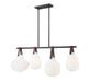 Z-Lite Canada - Four Light Pendant - Newbury - Matte Black- Union Lighting Luminaires Decor